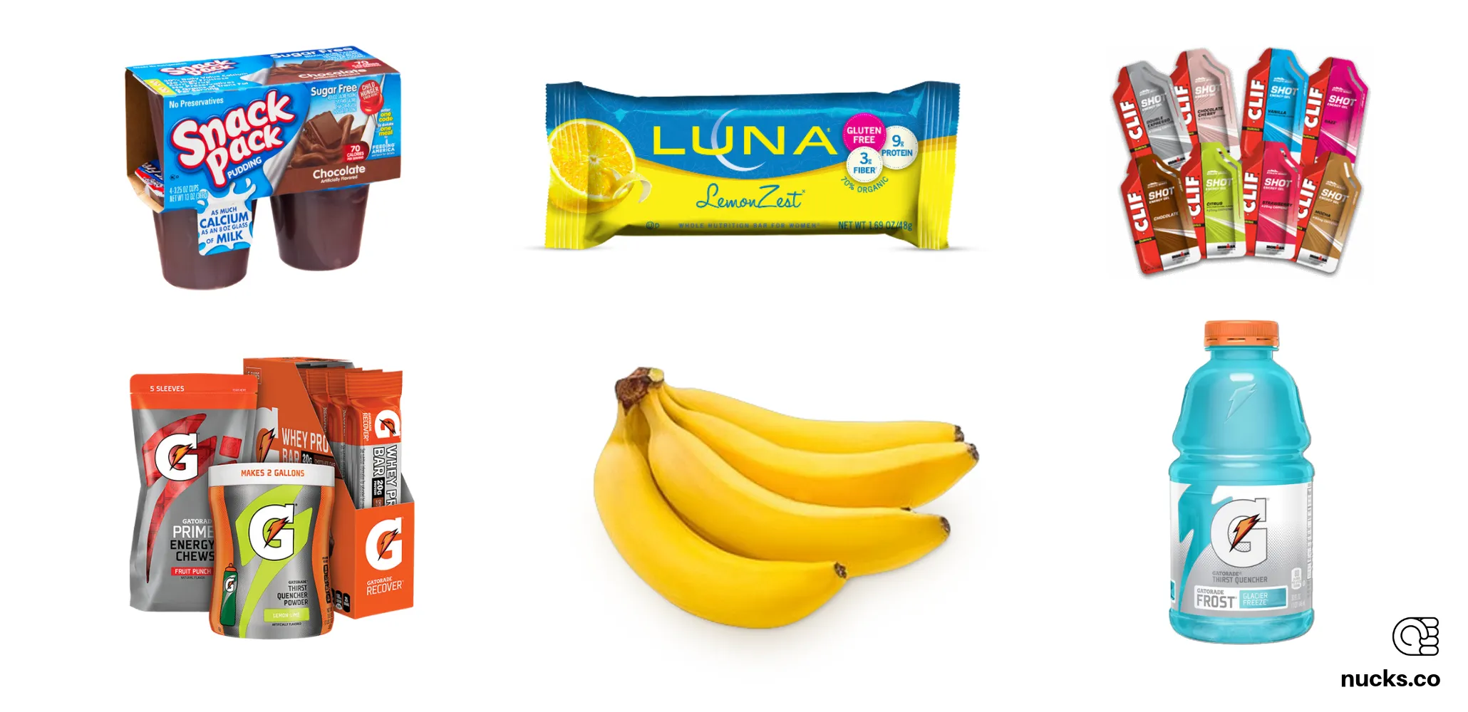 The marathon snacks we bought.